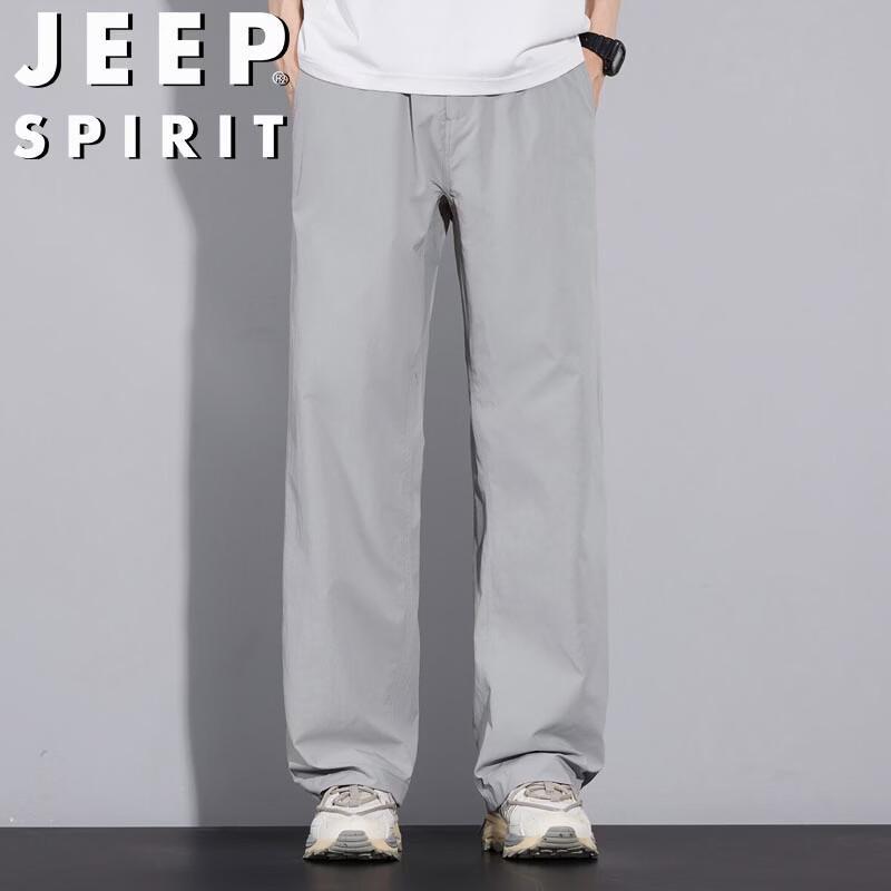 JEEP SPIRIT Men s Summer Casual Straight-Leg Outdoor Cargo Pants 2XL
