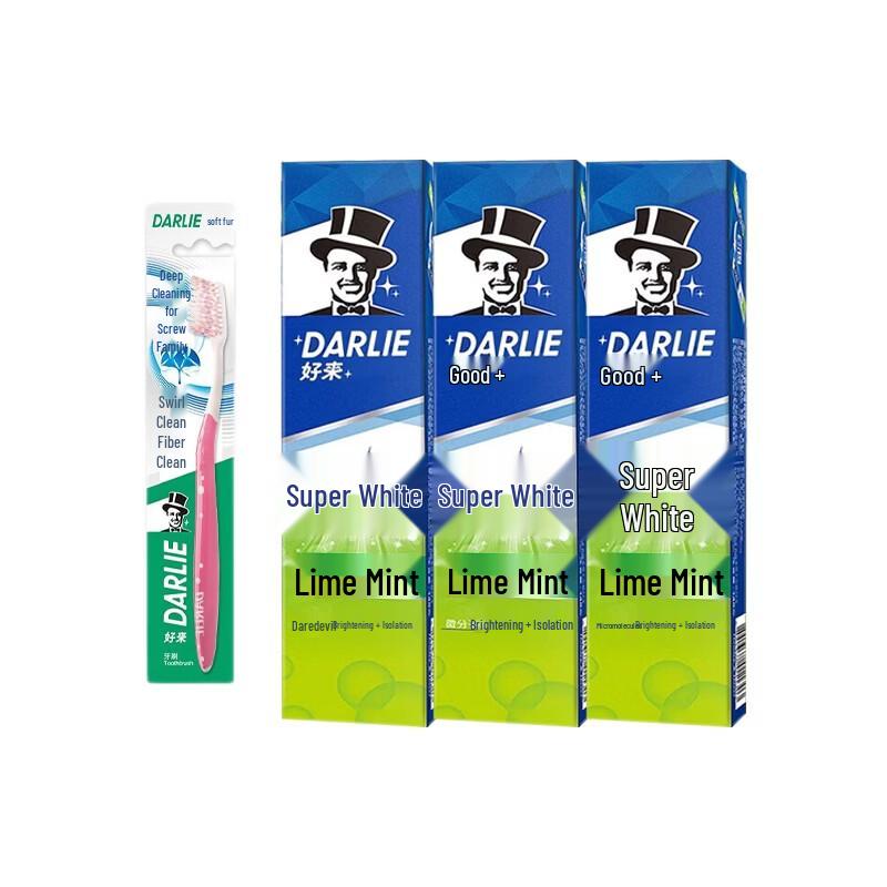 Hawley Ultra White Lemon Toothpaste & Toothbrush Set