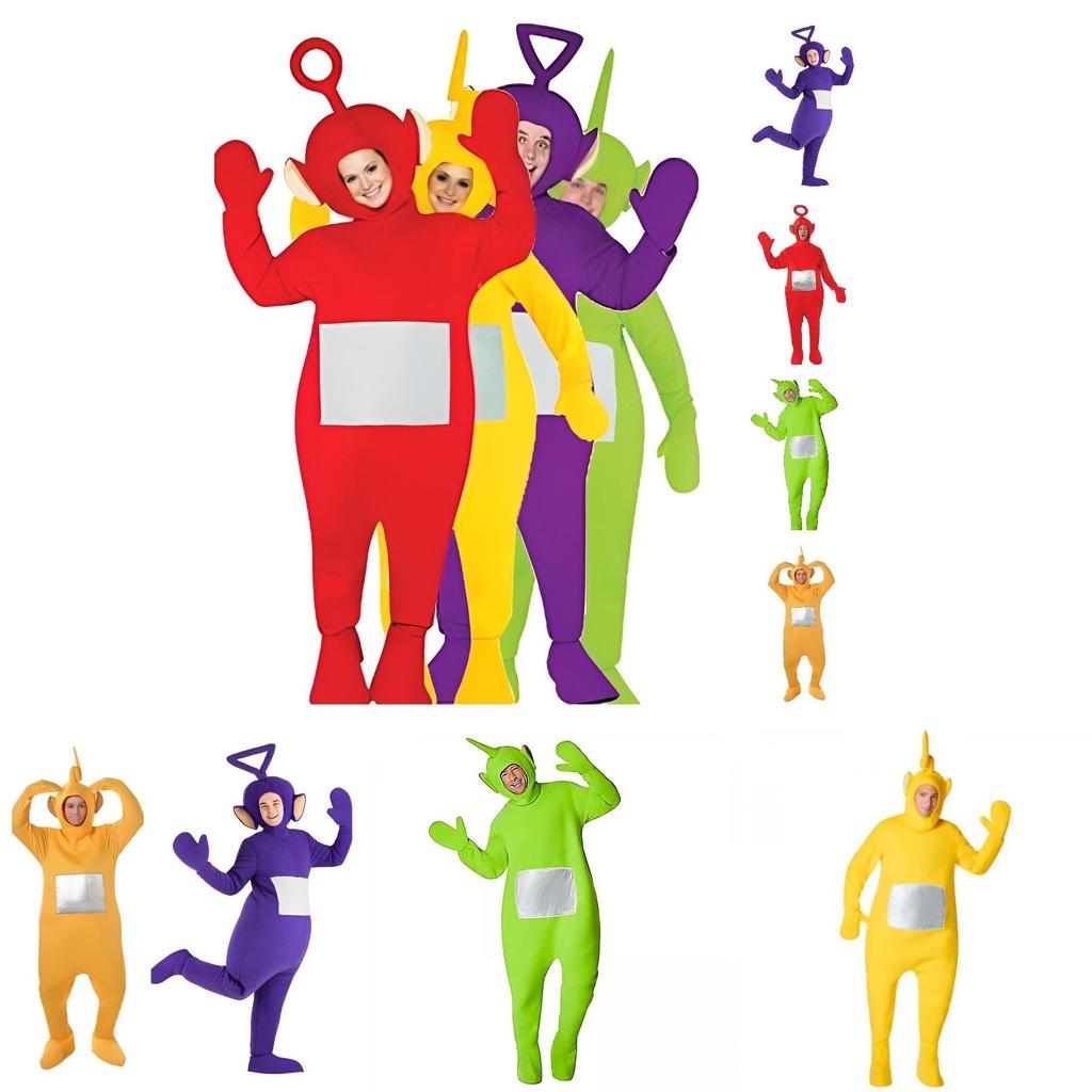 Fun Teletubbies Costume Polyester Bodysuit With Headpiece!