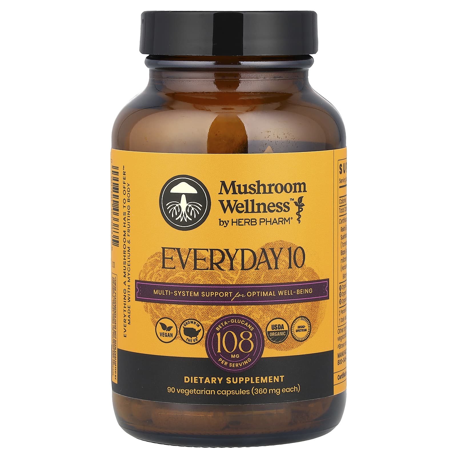 

Mushroom Wellness™, Everyday 10, 90 Veggie Caps