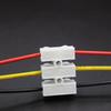 10pcs White No Solding Welding Quick 3P Cable Wire Connector No Screw Terminal  Block Spring Clamp