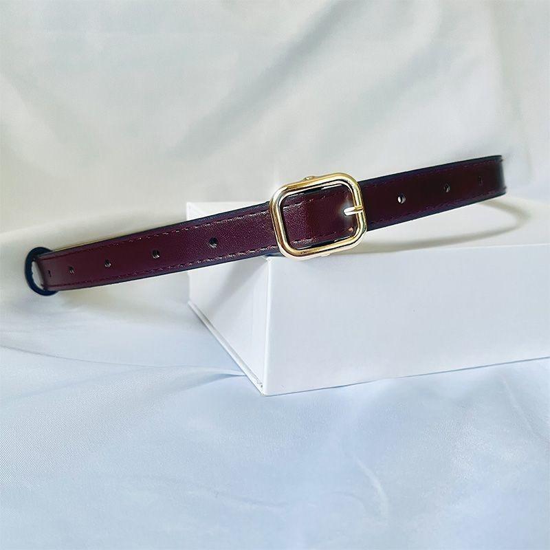 Slim Womens Stylish Alloy Buckle Belt Timeless Retro Fashion Ideal For Wear Casual
