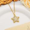 Five-pointed Star Mage Luxury High-end Style Necklace Accessory for Women - Small-Scale Fashion Lockbone Chain