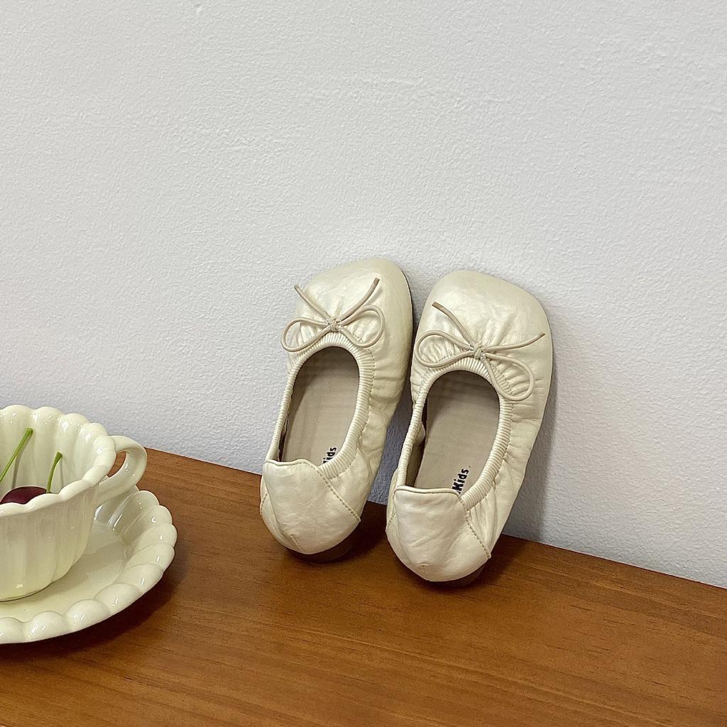 Scarpe da Principessa per Bambini Scarpe da Ballo Singole Primaverili per Bambini Scarpe da Balletto Morbide per Bambini Piccole Scarpe in Pelle