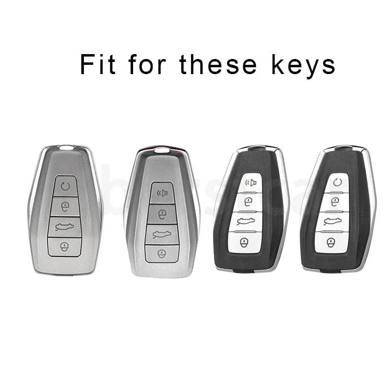 For Geely Coolray Atlas Boyue NL3 Emgrand X7 EX7 SUV GT GC9 Borui TPU Car Key Case Cover Shell Fob Holder Accessories