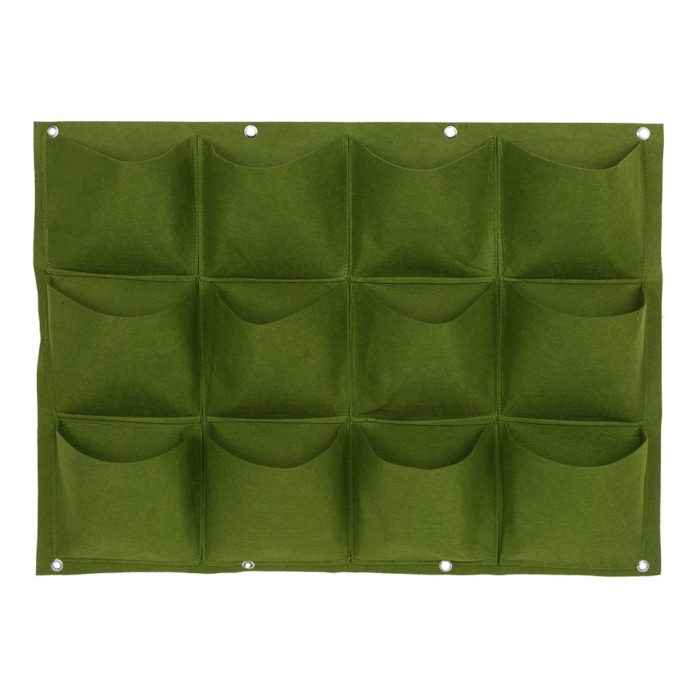 Planting Bag Garden Balcony Wall Vertical Flower Plants  Ing Planter (18  S)