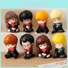 Small Harry Potter Pvc Collectible Figurine Set With Sitting Posture For Kids And Fans
