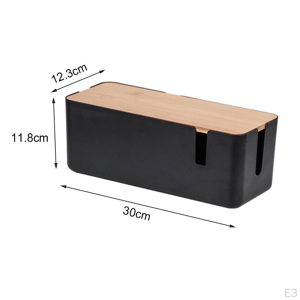 Hider Cable Management Box Cord Organizer Hide Loose Wires for Desk USB Hub