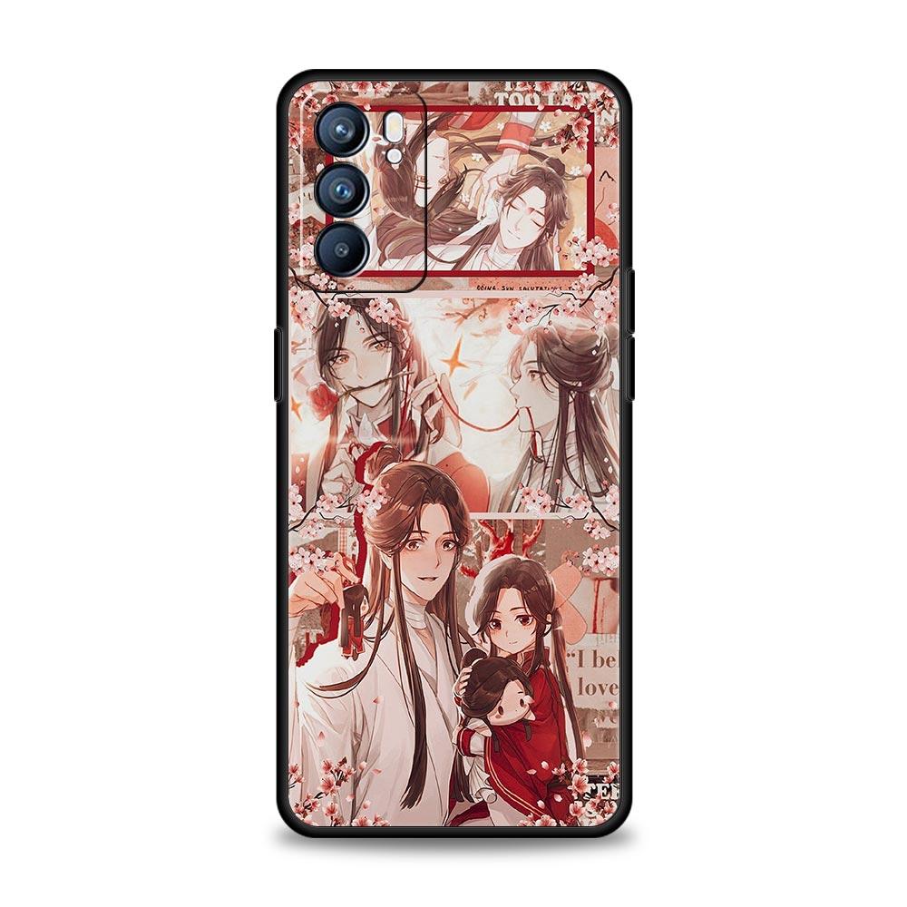 Heaven Official’s Blessing Phone Case For Oppo A54 A53 A52 A9 2020 A15 A95 A16 A76 A74 A12 Find X5 Reno7 Reno6 Pro Plus 5G Cover