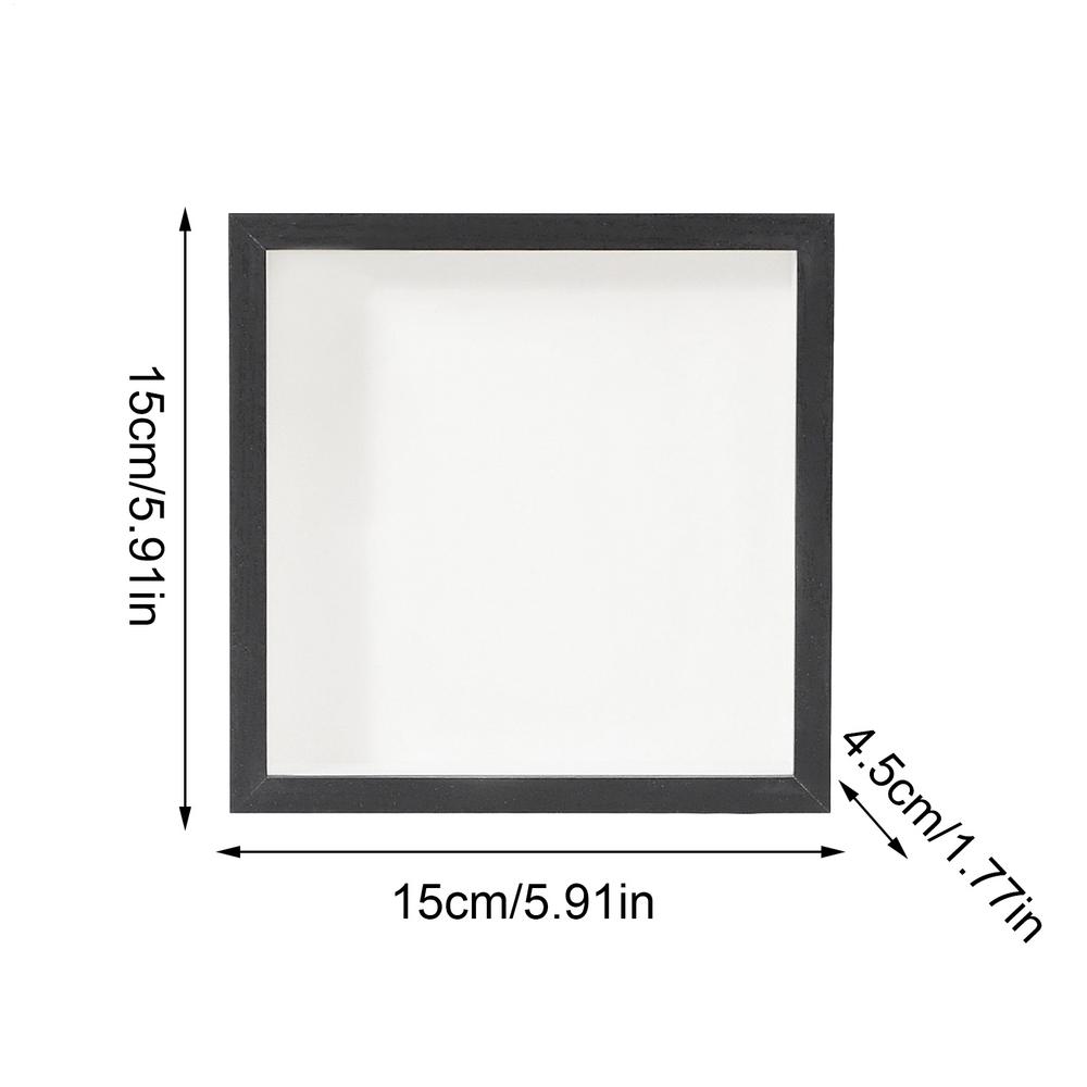 

Ticket Memory Box Storage Photo Frame Multi-Purpose Wall Mount Transparent Memory Box Picture Frame Slot For Family Friends