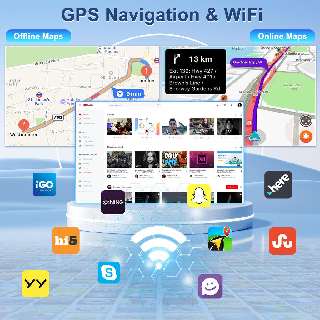 Car Radio 6+128G Android 15 Carplay For Benz A Class W169 B Class W245 2004-2012 V Class W639 Navigation GPS Multimedia Player