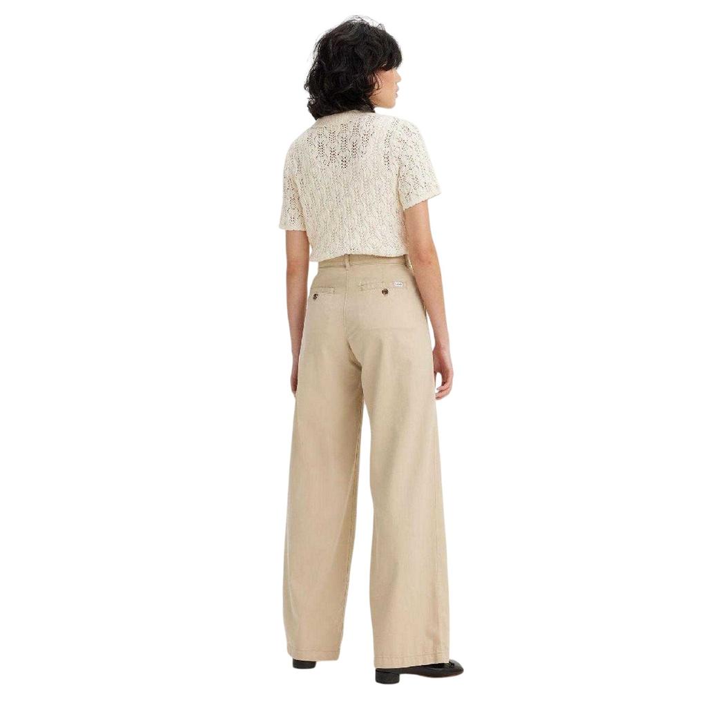 Levis Womens/Ladies Safari Pleated Wide Leg Trousers