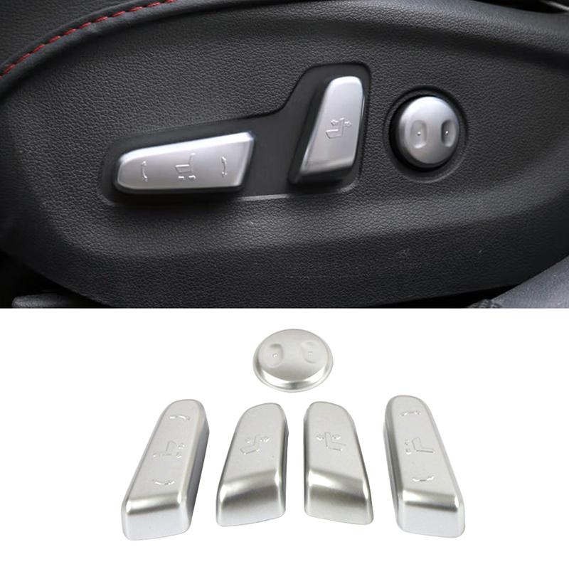 For Hyundai Palisade 2018 ABS Matte Front Seat Adjustment Buttons Frame Cover Trim Car Styling Accessories