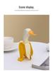 Cross-Border Hot-Selling Creative Banana Duck Resin Garden Sculpture Ornaments