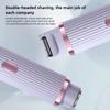 Electric Shaver for Women Waterproof Wet & Dry Hair Razors 2 In 1 Double Head Dual Bikini Hair Trimmer Detachable Head Shaver