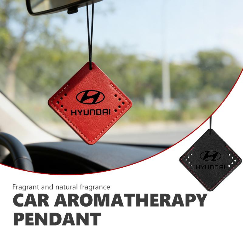 Car Hanging Aromatherapy Fragrance Tablets Air Freshener Parts For Hyundai GDi N Line i10 Azera Genesis G70 G80 G90 Accent RR8