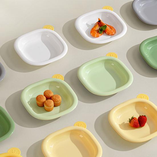 4 Stück/Set Spucknapf Snackschale Haushalt Esstisch Müllteller Party Abendessen Geschirr Stapelbare Obstteller