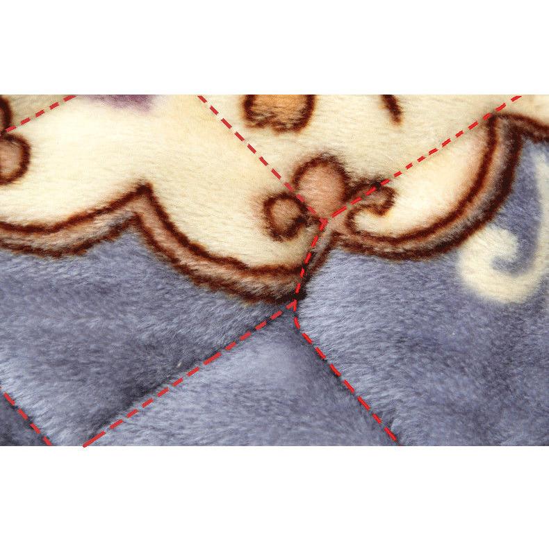 WTEMPO Rutschfestes Plüschkissen, verdicktes Innenblumenmuster, Stuhlkissen, weiches, warmes Bürokissen