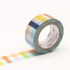 Masking Tape - ORIGINAL - MT 15 mm - Double Face - Multicolore - Papier Washi
