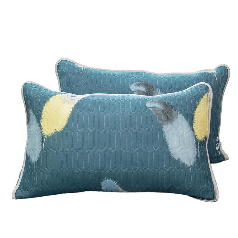 Set of 2 Extra Large 48x74 Knitted Silk Pillowcases - Anti-Drool & Sweat-Proof for Adults
