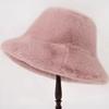 Furry Winter Furry Hat Oversize Plush Hat Cute Fisherman's Hat  Winter