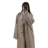 Versatile Women's Mid-Length Wool Coat - Korean Hepburn Style, 2020 Autumn/Winter, Petite & Plus Sizes