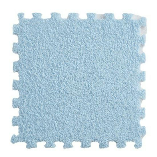 Cross-Border Mosaic Flannel Floor Mat – Removable & Washable, Perfect for Bedroom, Bedside, or Balcony.