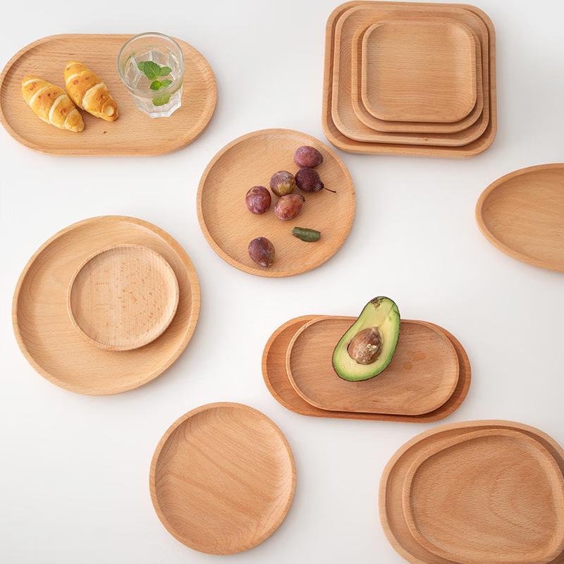 Japanese Solid Wood Serving Tray