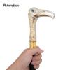 Golden White Eagle Head Luxury Decorative Walking Cane Luxury Stick Elegant Fashion Cane Cosplay Alloy Crosier Stick  93cm