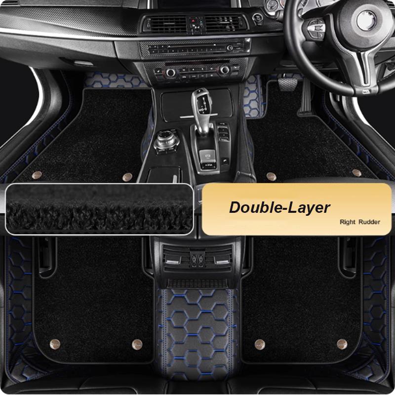 Double layer 5D Custom Car Floor Mats For Toyota Camry Auto Carpets Foot liners car Accessories voiture