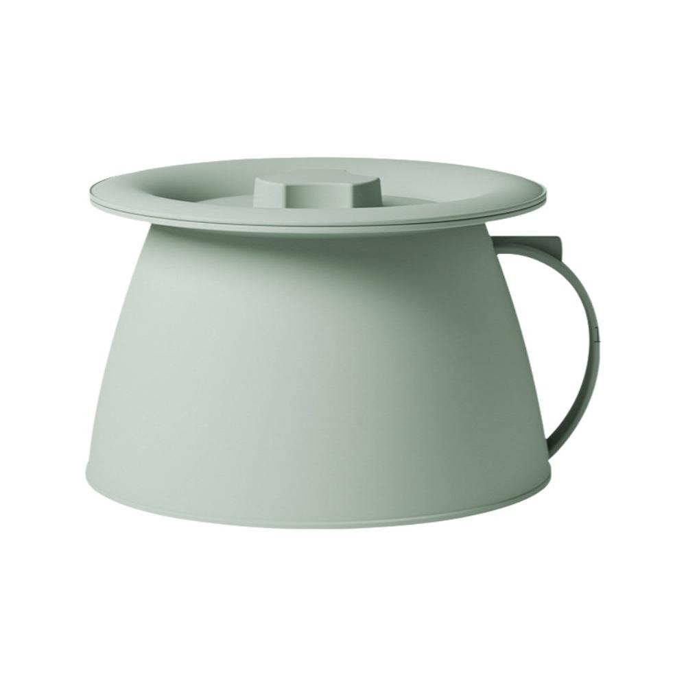 

1.5L Chamber Pot Thickened Portable Urinal Sanitary Pee Bucket Bedroom зелений
