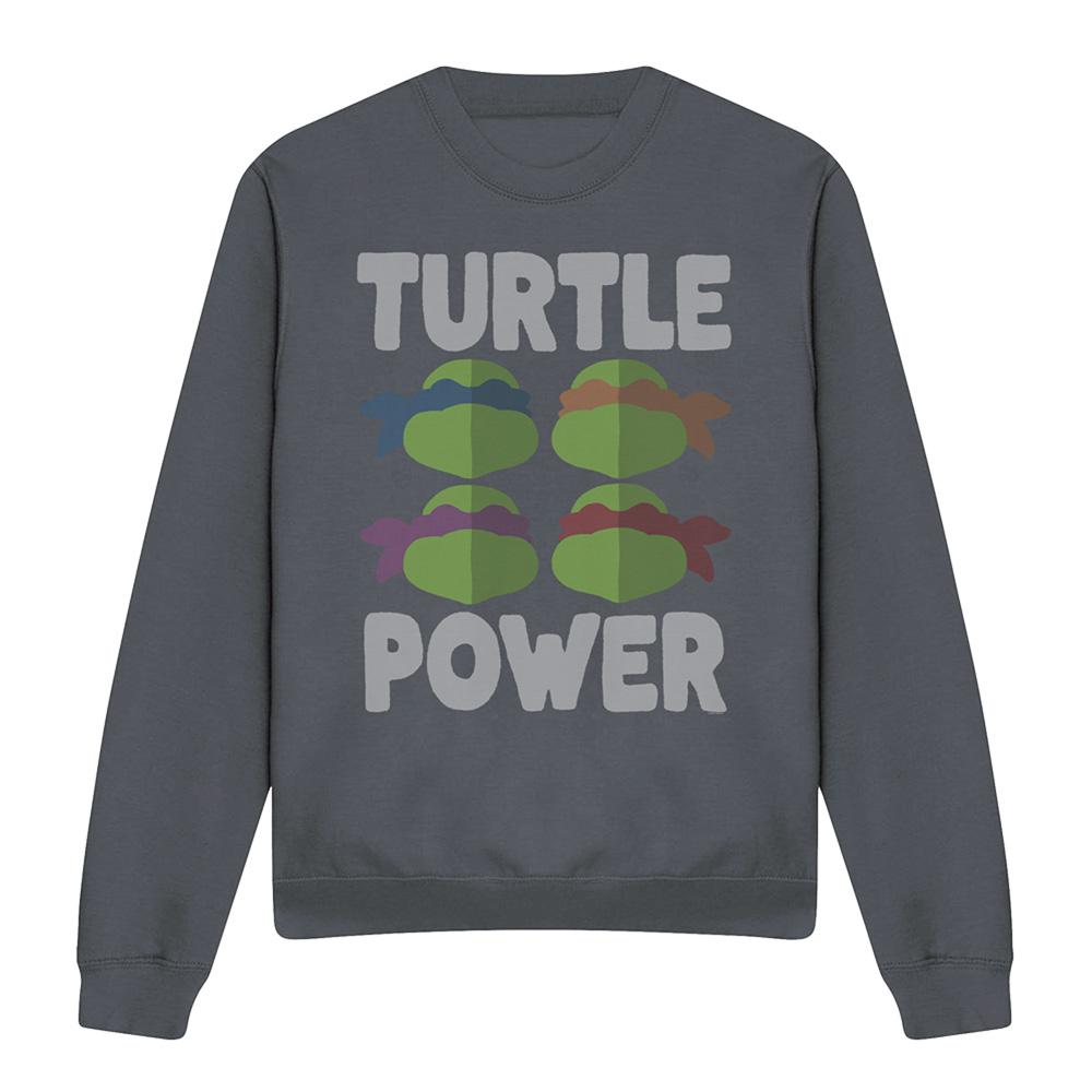 Teenage Mutant Ninja Turtles Unisex Adult Turtle Power Faces Sweatshirt