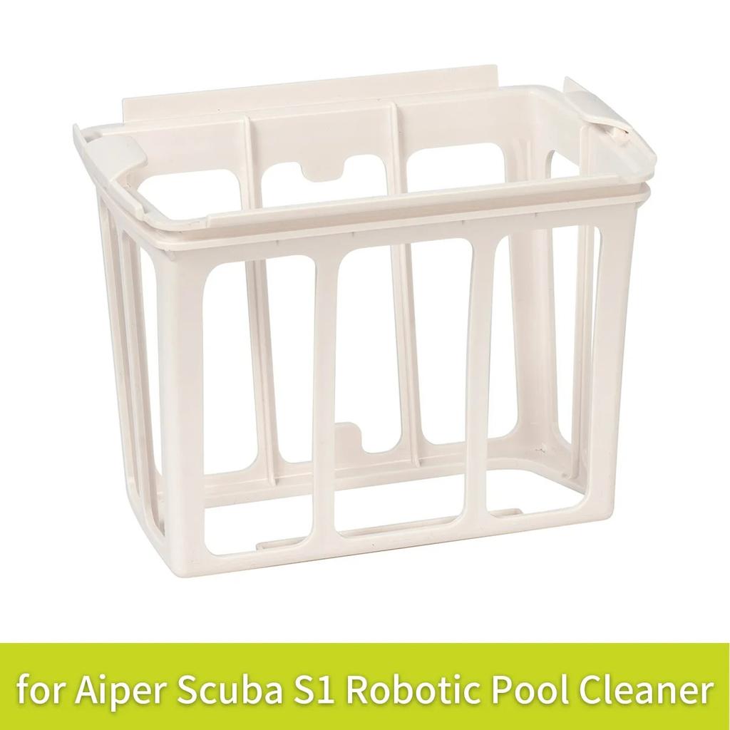 Cestello Filtro di Ricambio per Aspiratore Robotico per Piscina Aiper Scuba S1, con Filtro a Rete Grossolana o Fine