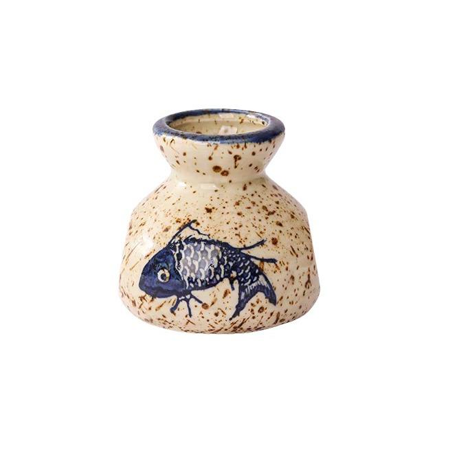 Cute Japanese Ceramic Toothpick & Cotton Swab Holder