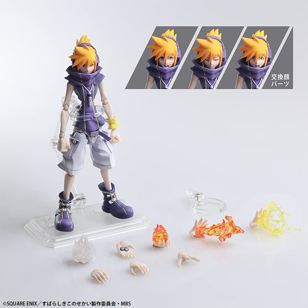 The World Ends With You The Animation Bring Arts Sakuraba Otoko PVC Painted Movable Figure