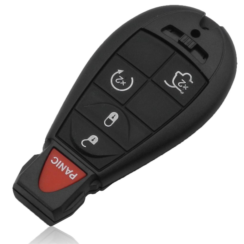 Jingyuqin 2/3/4/5/6 Tasten Fernbedienungsgehäuse Smart Key Shell Für Chrysler Jeep Grand Cherokee 2008 - 2015 Fob Smart Key Gehäuse