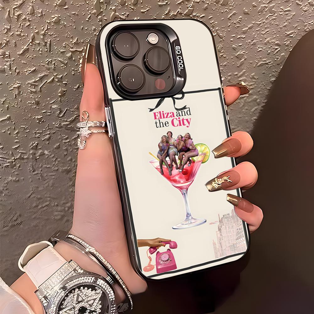 S-Sex And The City TV Phone Case For IPhone17 Air 16 15 14 Plus 13 12 11 Pro XS Max Silver Black Bumper Case