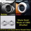 Matte Accessories For Nissan Kicks 2016 - 2024 ABS Central Dashboard Air AC Outlet Gear Panel Shift Head Handle Bowl Cover Trim