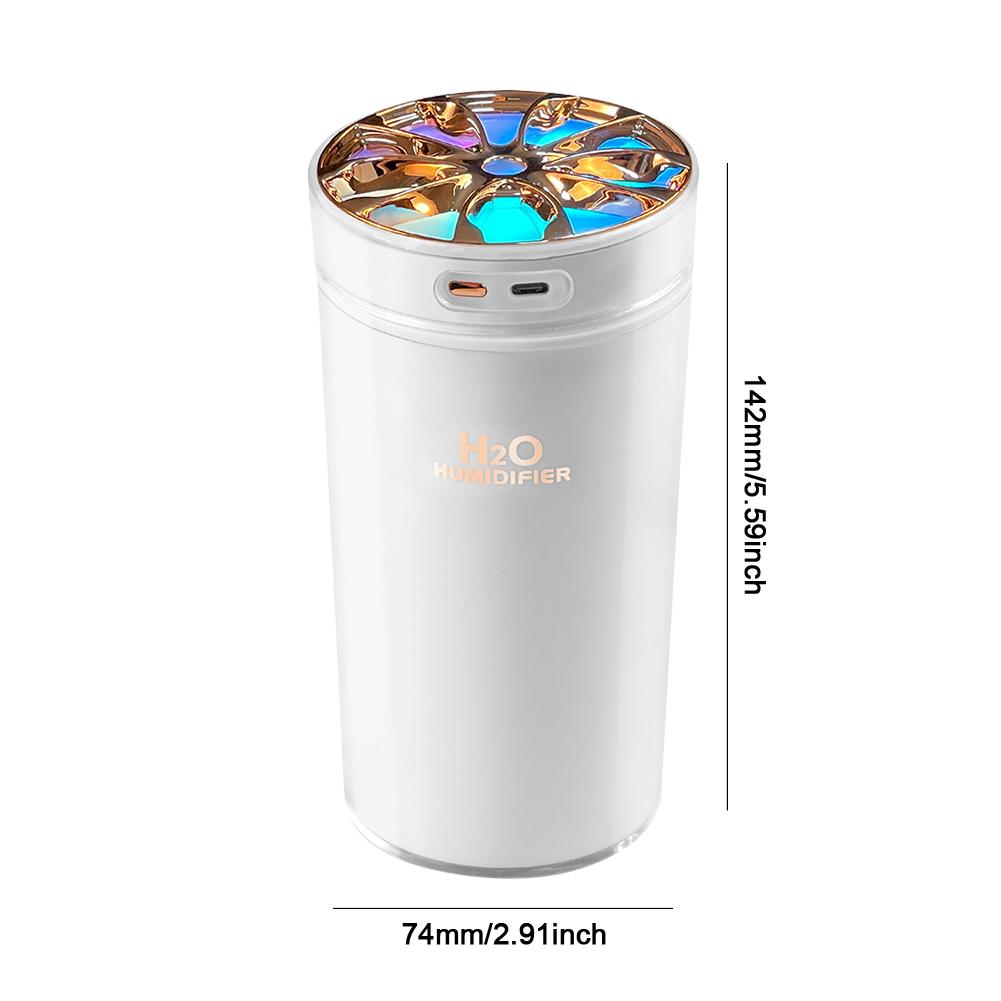 Home Aroma Diffuser USB Powered Car Air Humidifier Colorful Night Light 300ml Essential Oil Diffuser Dual Mode for Office Room
