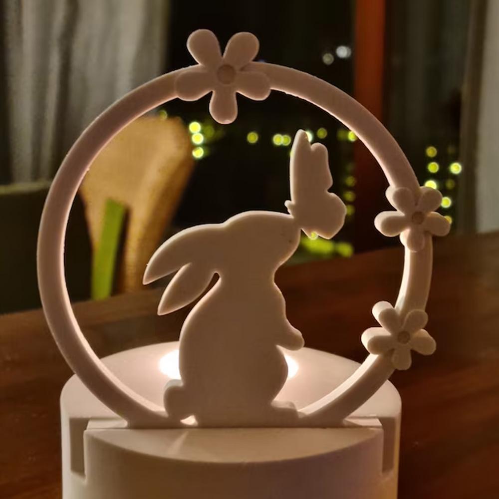 Easter Bunny Molds Cute Easter Bunny Candle Mold Silicone Mould Insert Easter Bunny Decorations Easter Rabbit Mold For Plaster