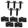 CVUTOVO 10pcs Car Snap Bolts Auto Body Screws U Style Clip