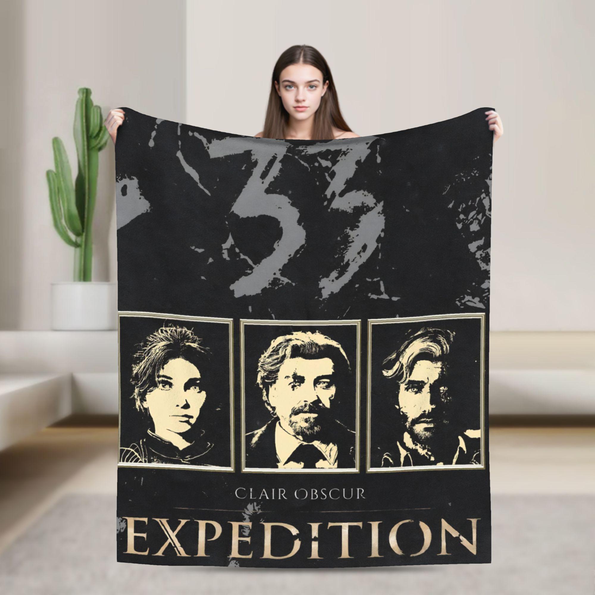 

Clair Obscur Expedition 33 Maelle Flannel Blanket For Living Room Airplane Travel Funny Bedspread Sofa Bed Cover 30x40in