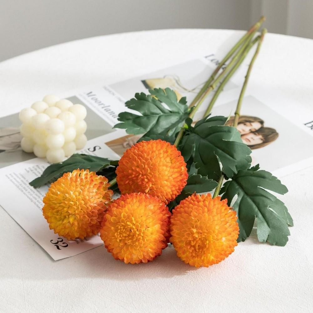 Green Flower Fake Flower Ball Onion Ball Branch Hydrangea Home Decoration  Hotel Decoration