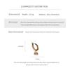 Rhinestone Square Earrings Necklace Exaggerated Temperament Accessories Sets