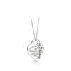 Heart-Shaped Enamel Cross Chain Necklace with Peach Heart Beads for Women - Fashionable Classic Style