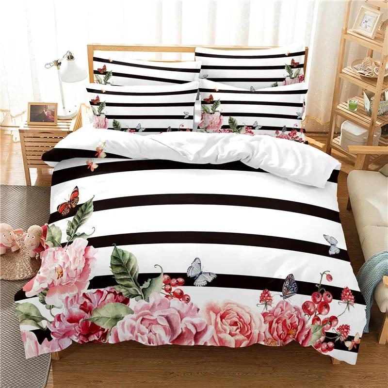 3D Cartoon Ben10 Duvet Cover with Pillow Cover Bedding Set  Single Double Twin Full Queen King Size Bed Set for Bedroom Decor