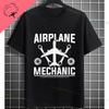 Unisex  Unisexs Funny Aircraft Mechanic Humor Style Graphic TShirt Pure Cotton Sleeve Casual Tshirt for Aviation Enthusiasts