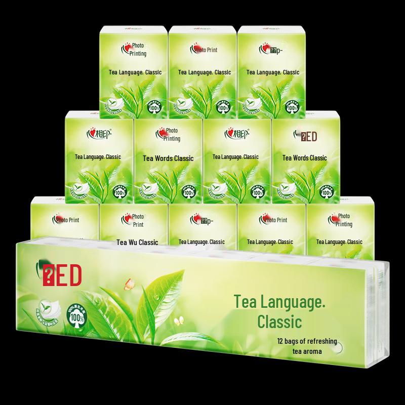 Mind Act Upon Mind Tea Scent Pocket Tissues, 4-Ply