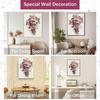 Diamond painting cross flower art DIY 5D home room decoration kit