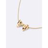 GU by Uniqlo Slide Chain Ribbon Motif Necklace Model